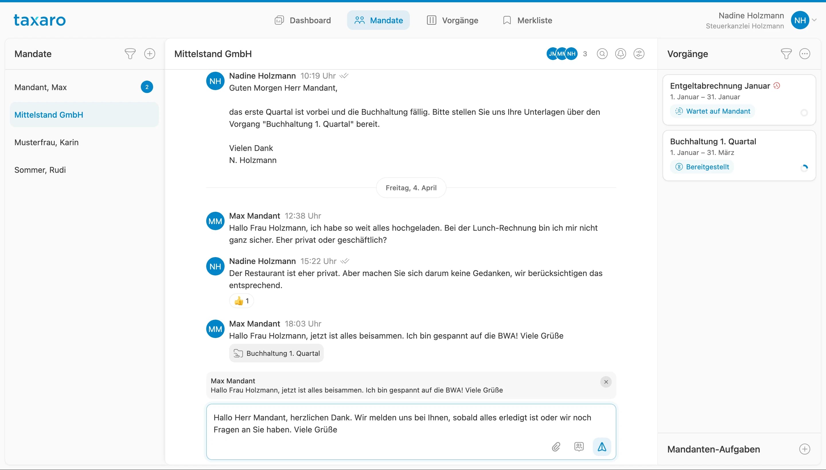 Rückfragen